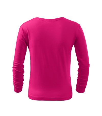 Malfini Fit-T LS kinder-langarm-T-shirt, himbeere