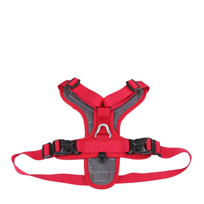 Mountain Paws Dog Harness gepolstertes Hundegeschirr medium, rot