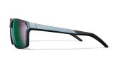 Wiley X Sierra Sunglasses, Captivate Polarized Green Mirror, Matte Graphite