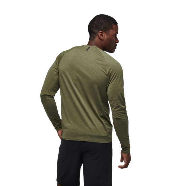 Black Diamond Lightwire Tech herren langarm-T-shirt, crag green