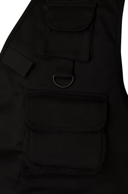 O&T Weste Natur, schwarz