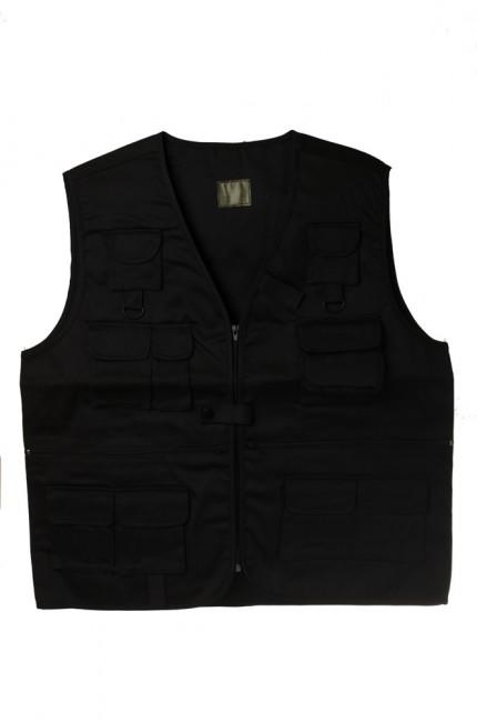 O&T Weste Natur, schwarz