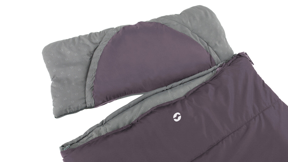 Outwell Contour Schlafsack links, dark purple