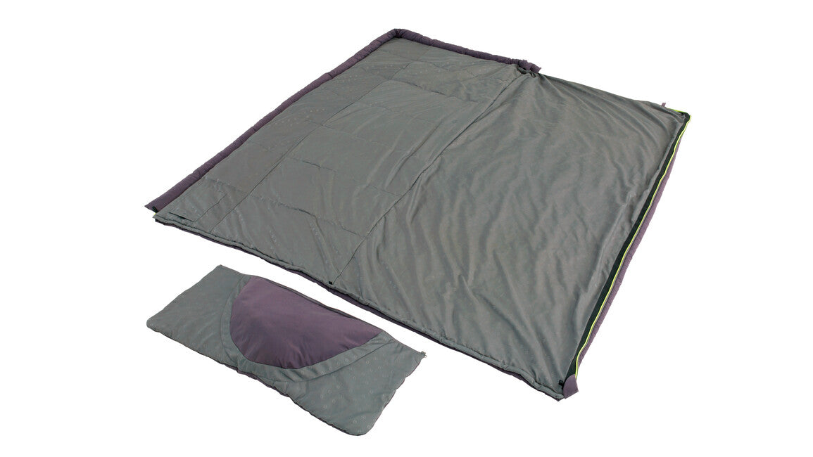 Outwell Contour Schlafsack links, dark purple