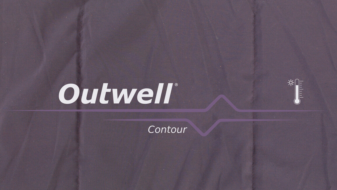Outwell Contour Schlafsack links, dark purple