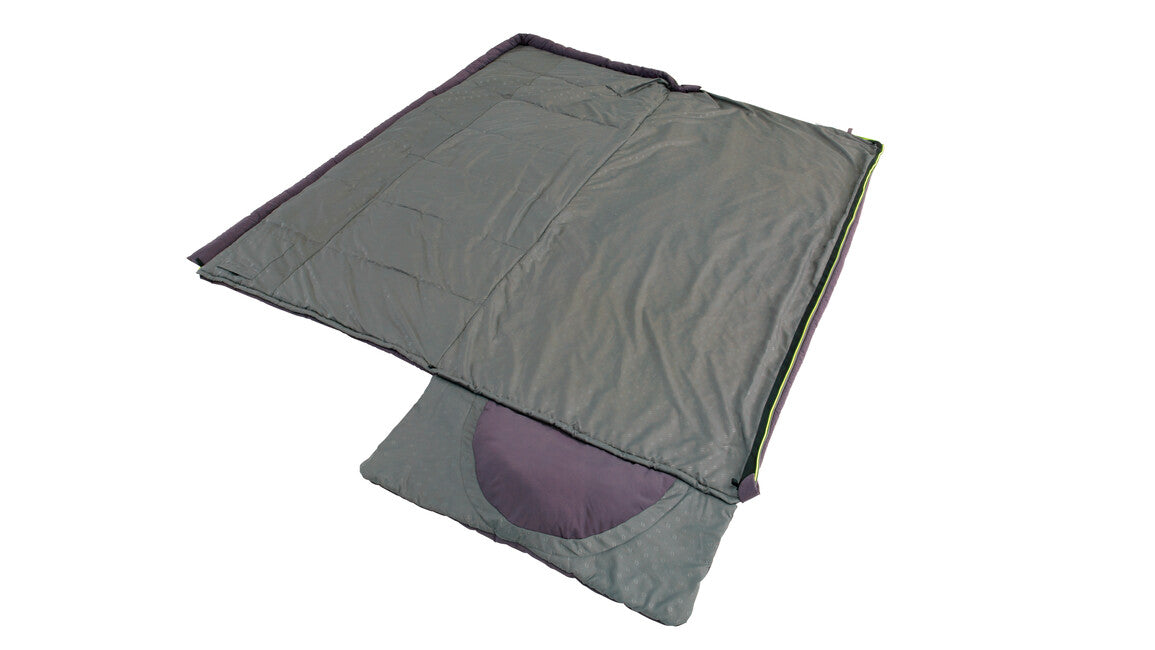 Outwell Contour Schlafsack links, dark purple