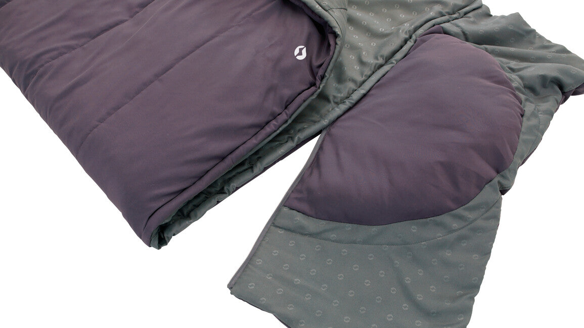 Outwell Contour Schlafsack links, dark purple
