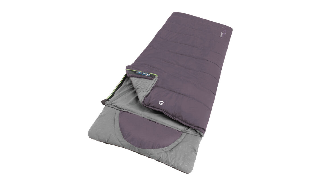 Outwell Contour Schlafsack links, dark purple