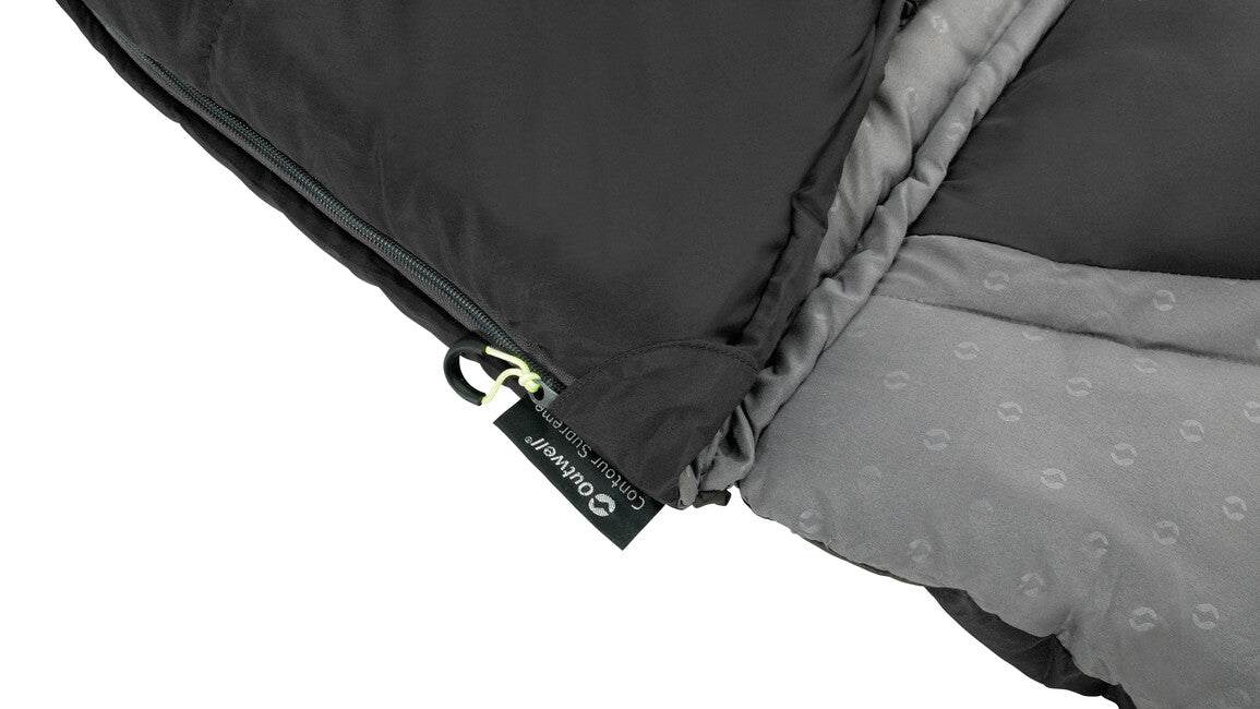 Outwell Contour Schlafsack links, midnight black