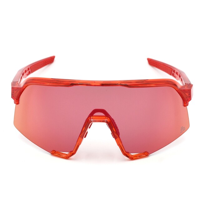 100% Sonnenbrille S3 LE - Peter Sagan, Gloss Translucent Red - Hiper Red Mirror