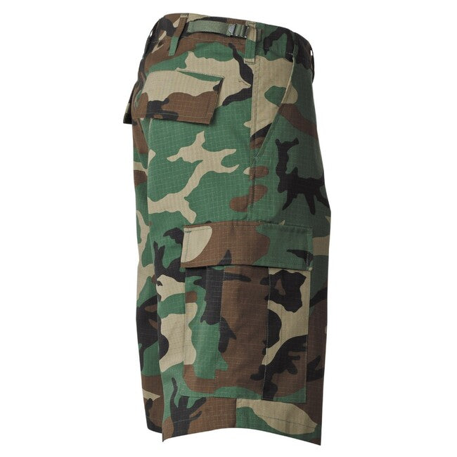 MFH BDU ameriški kratke hlače Rip stop, woodland