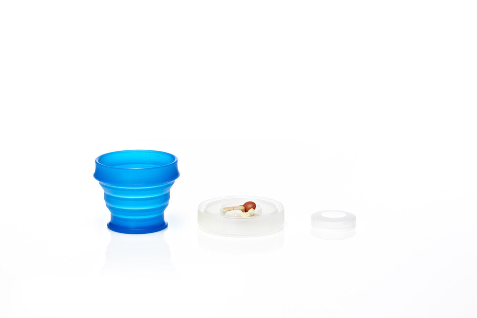 Humangear GoCup Collapsible Travel Cup, 118 ml, Blue