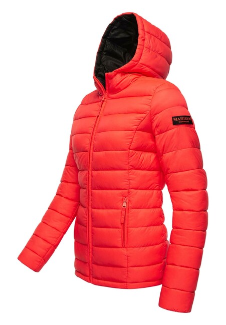 Navahoo Lucy damen Übergangsjacke mit Kapuze, neon coral