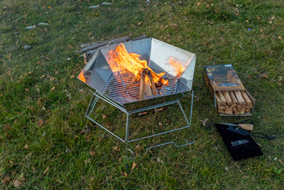 Origin Outdoors Hexagon-Grill und Kamin
