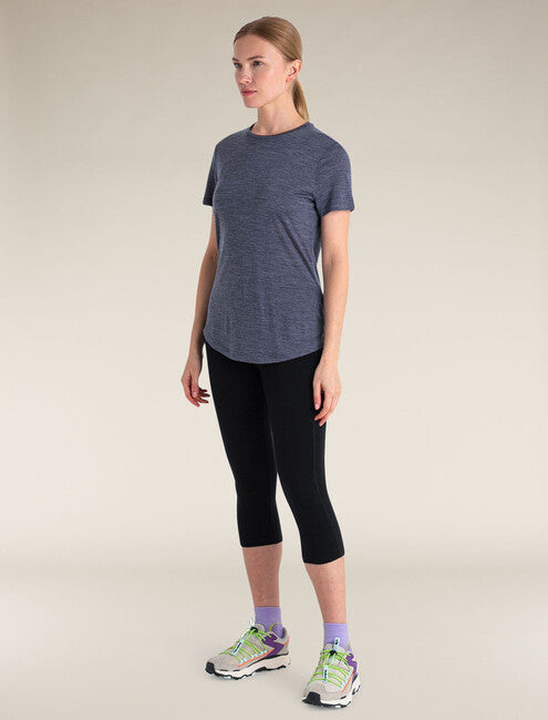 Icebreaker Cool Lite Sphere III damen merino kurzarm T-shirt 125, dunkelblau