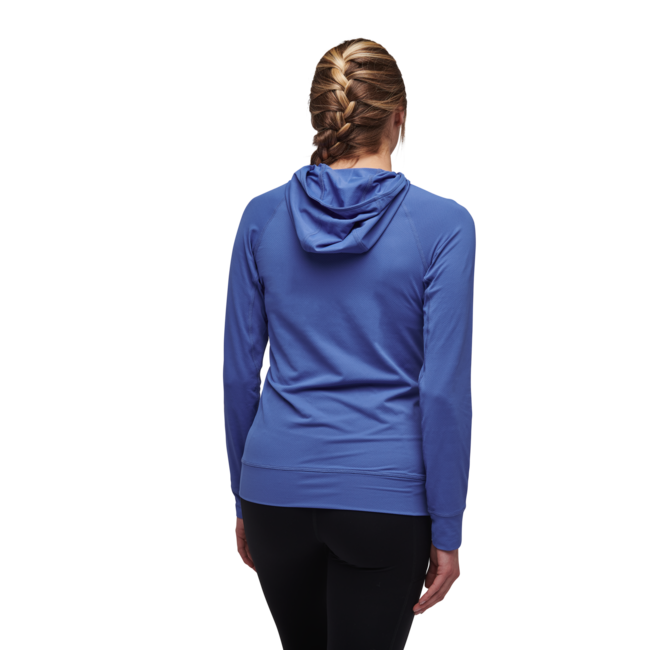 Black Diamond Alpenglow damen-Sweatshirt, klarblau