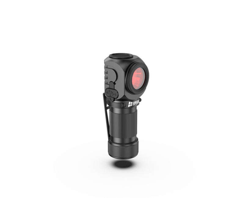 Speras SH16 wiederaufladbare stirnlampe, schwarz