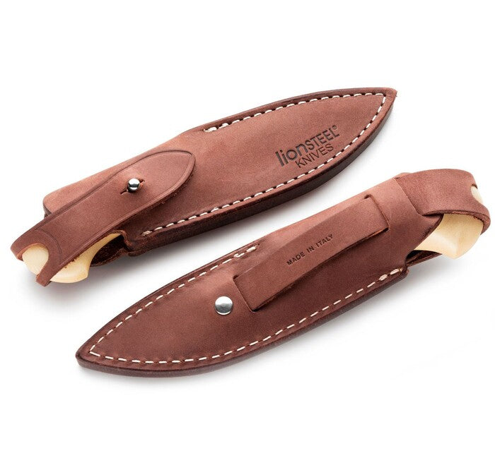 Lionsteel WILLY WL1 MW Messer mit feststehender Klinge und Micarta-Griff