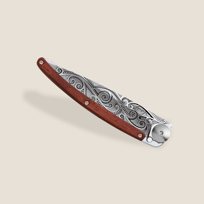Deejo Tattoo Mirror schließmesser coralwood pacific