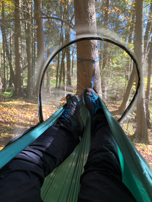 Origin Outdoors αιώρα με κουνουπιέρα, πράσινη