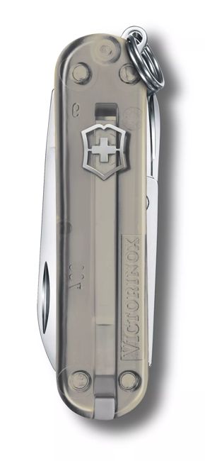 Victorinox Vreckový nôž Classic SD Transparent, sivá
