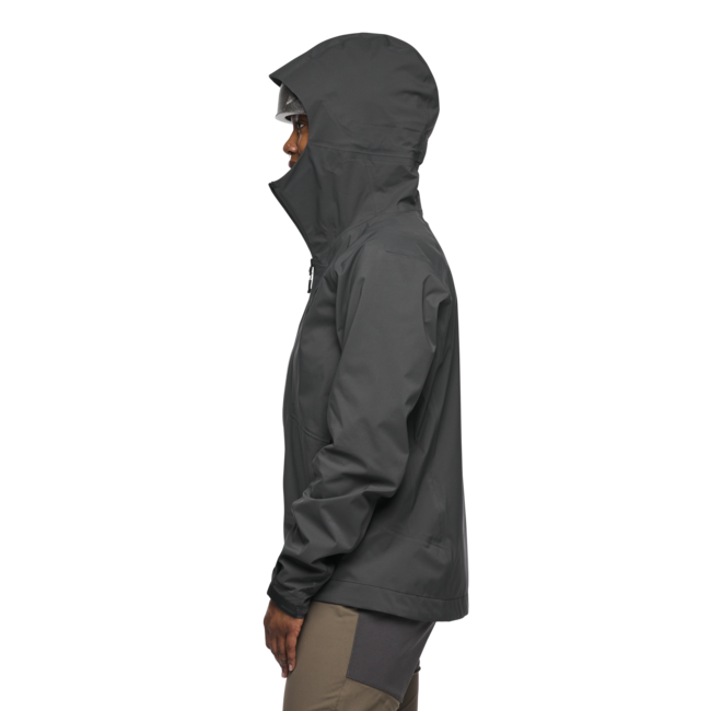 Black Diamond HighLine Stretch Shell damen-Regenjacke, anthrazit