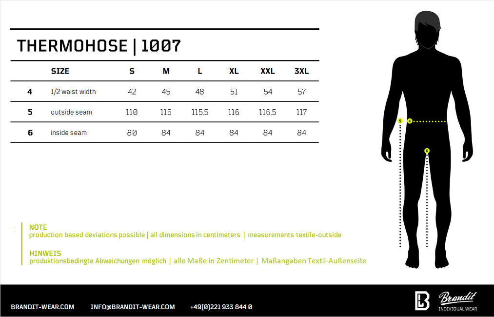 Brandit Thermo-hose, oliv