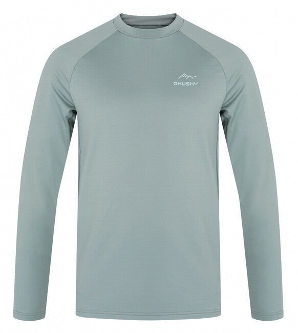 HUSKY Tromi herren thermo langarmshirt, verblasstes grün