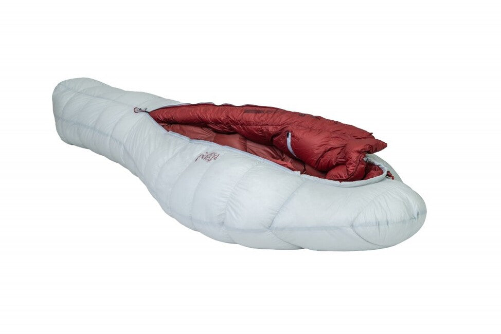 Patizon G1100 S Winterschlafsack Links Silber/Rot