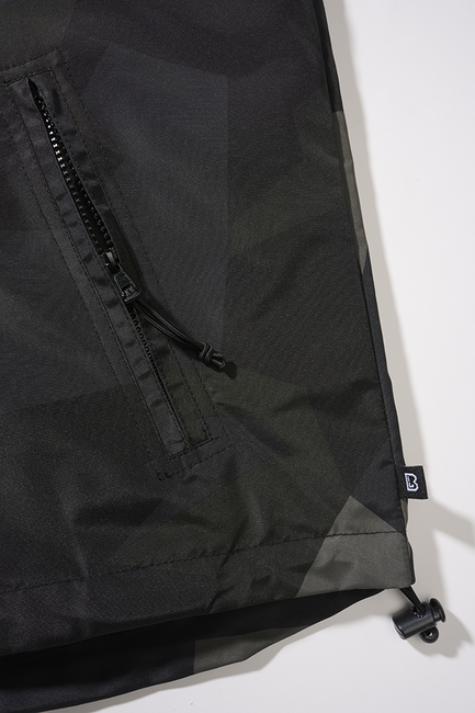 Brandit Frontzip Windbreaker Jacket, M90 Dark Camo