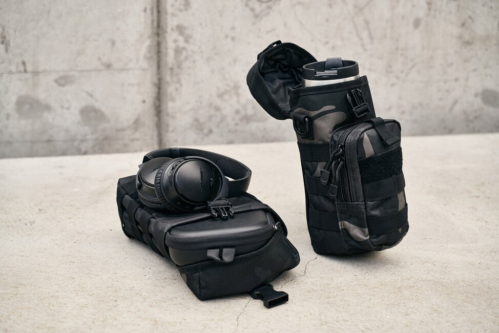 Brandit MOLLE Flaschenhalter mit tasche II, olivgrün