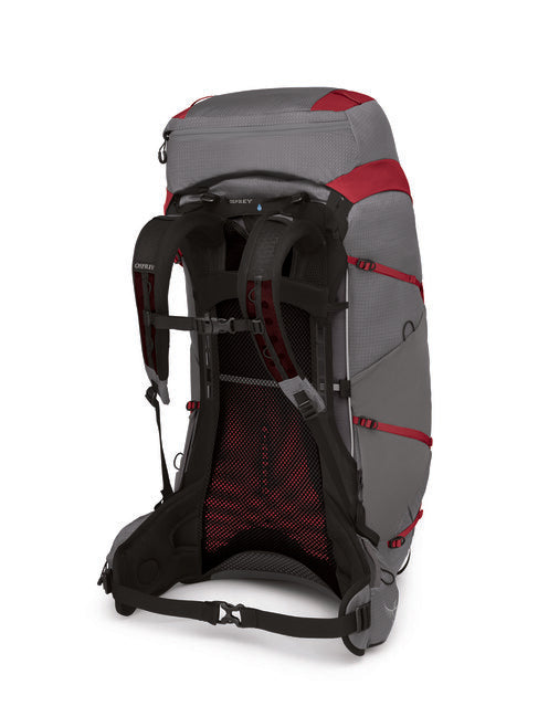 OSPREY Eja Pro 55 wanderrucksack, dale grey/poinsettia red