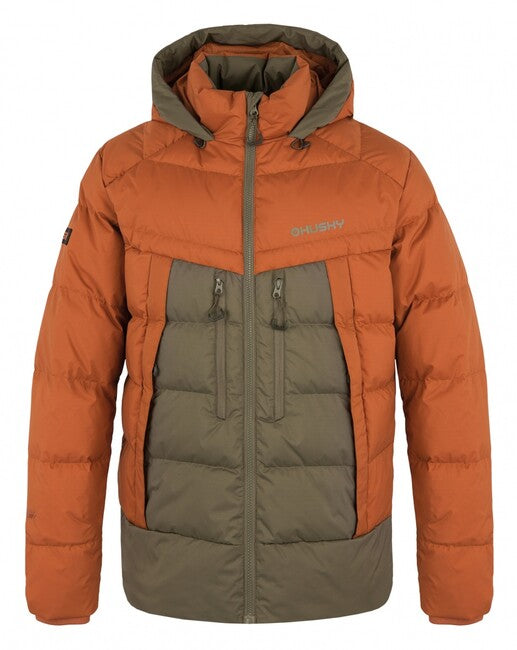 HUSKY Durra moška puhovka, rjava/khaki