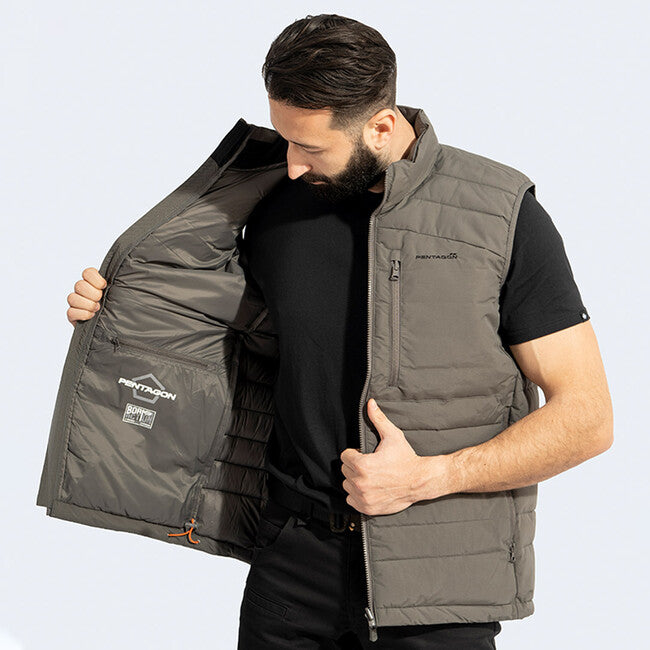 Pentagon Weste Arcadian, camo green