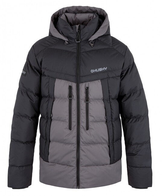 HUSKY Durra daunenjacke, schwarz/grau