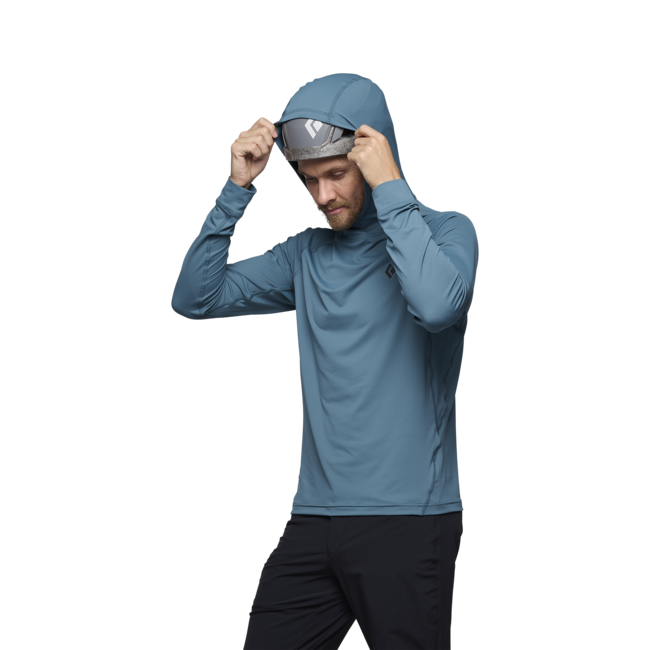 Black Diamond Alpenglow herren Sweatshirt, creek blue