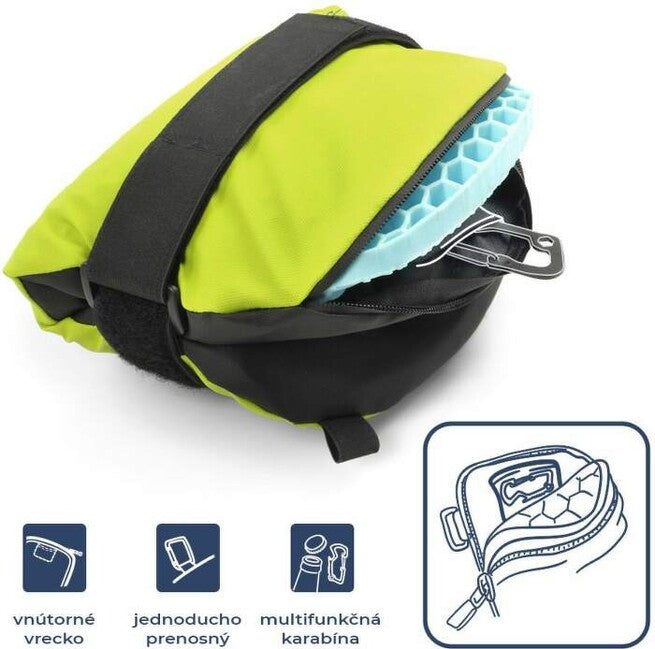 Mosh Kamper Outdoor Seat Pad, Lime/Black