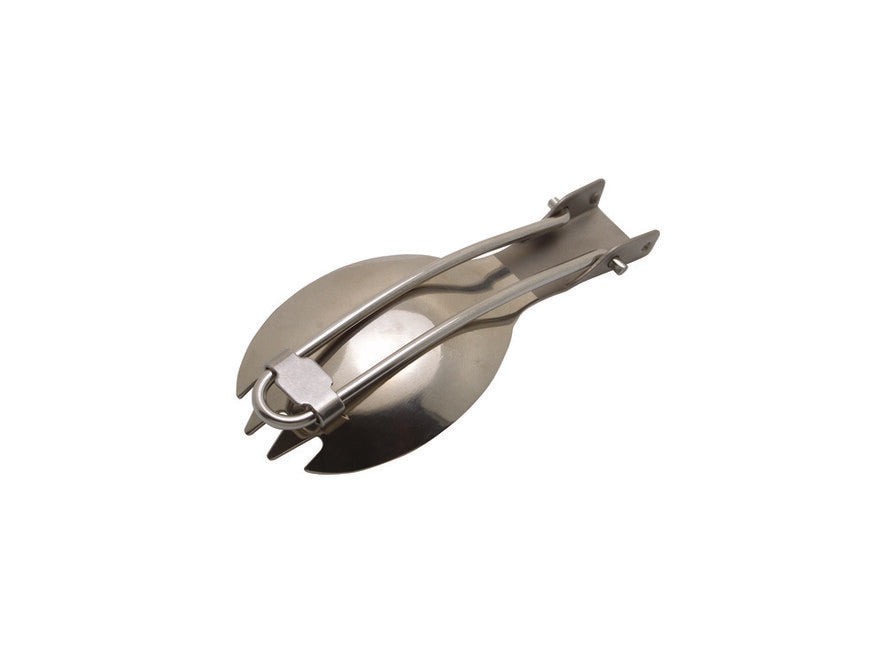 Baladeo PLR087 Klapplöffel mit Gabel, Titanium