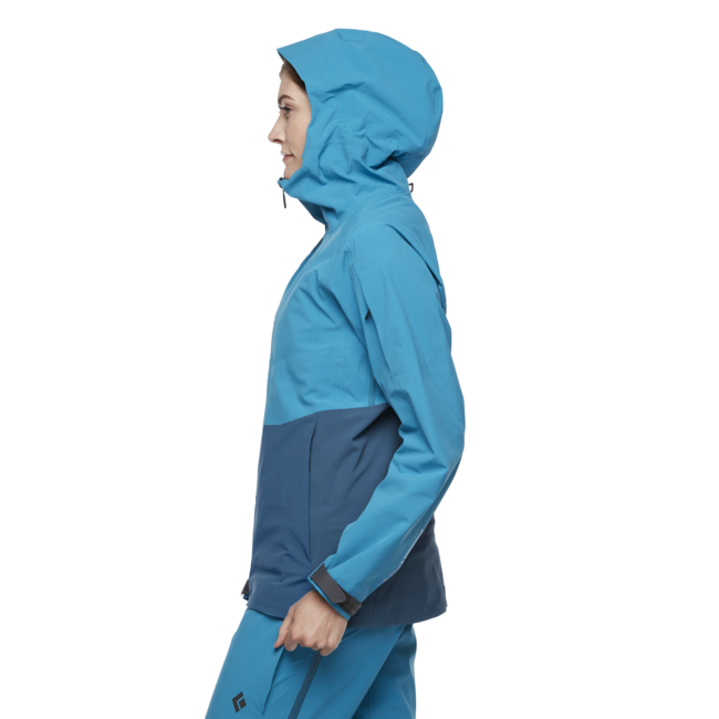 Black Diamond Recon Stretch Ski Shell damen-Skijacke, azur-azurit