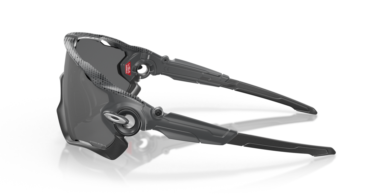 Oakley JAWBREAKER Sonnenbrille mit Rahmen Hi Res Matte Carbon und mit Dias Prizm Black