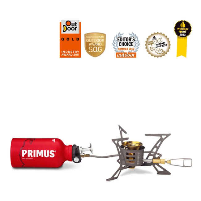 PRIMUS OmniLite Ti Kocher mit Brennstoffflasche und Koffer