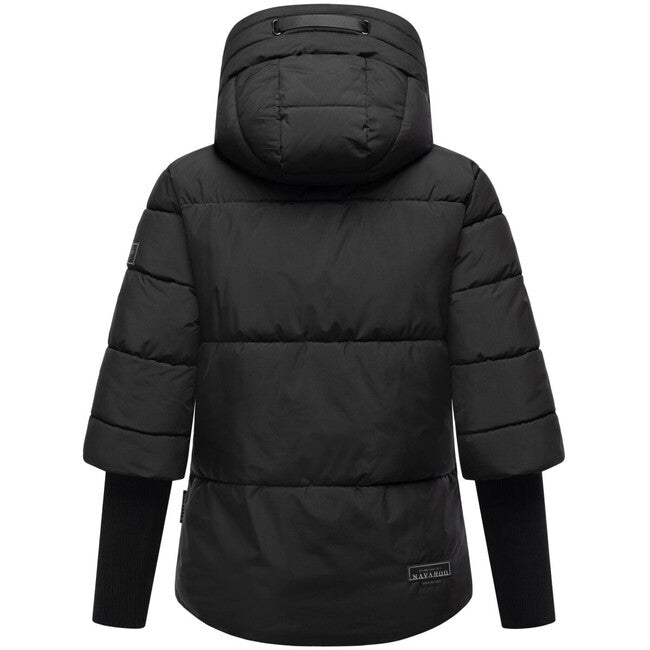 Navahoo Lotusherz XIV damen Winterjacke, schwarz