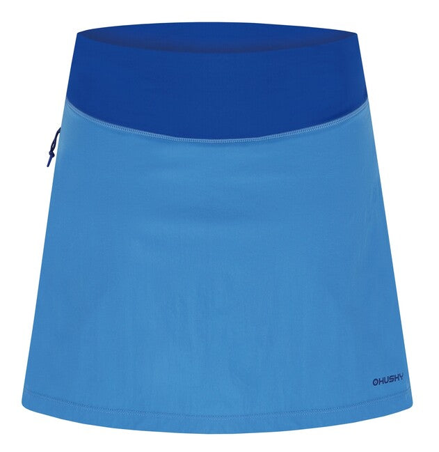 HUSKY Flamy damen Funktionsrock mit Shorts, blau