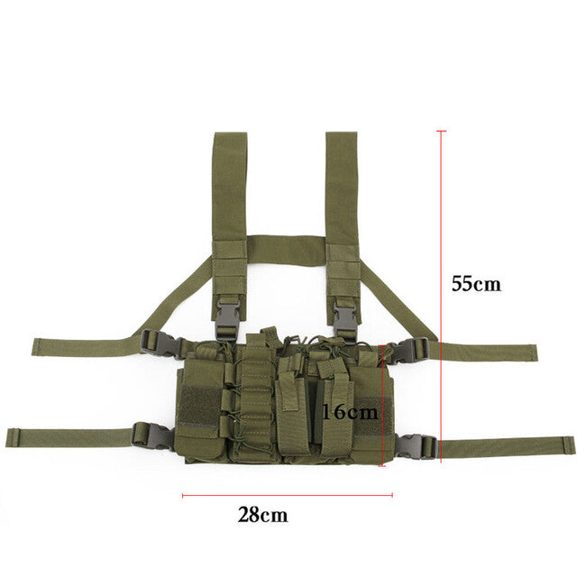 DRAGOWA D3 Chest Rig, Λαδί