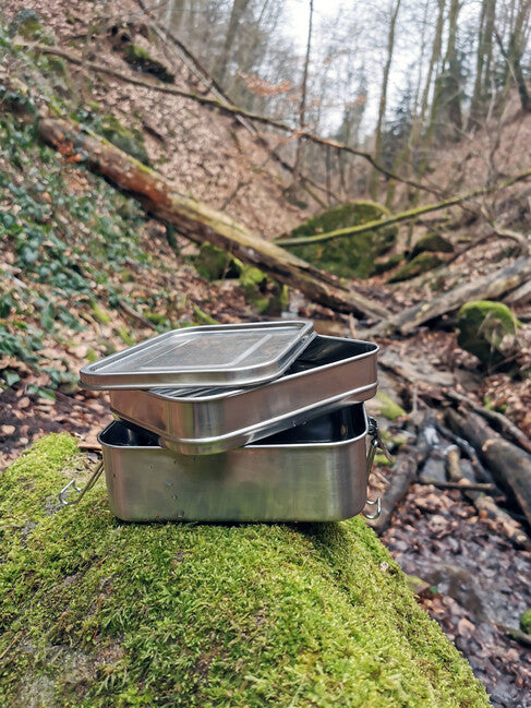 Origin Outdoors Deluxe Double Box Stainless Steel 1.9l