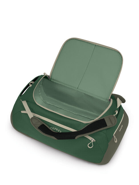 OSPREY Daylite Duffel 60, grünes Verdeck/grüner Bach