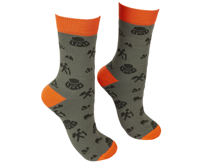BENNON-socken BENNONKY, grün/orange