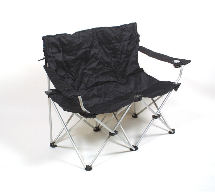 BasicNature Love Seat reisestuhl, schwarz