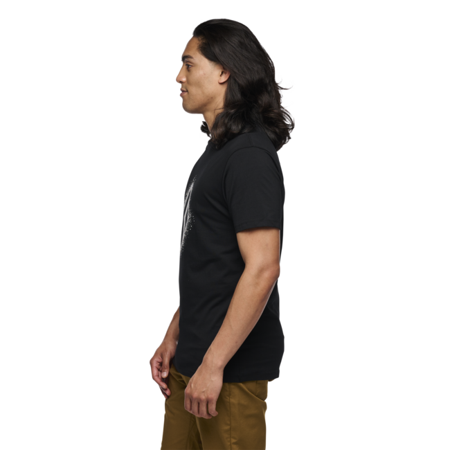 Black Diamond Chalked Up 2.0 herren kurzarm-T-shirt, schwarz