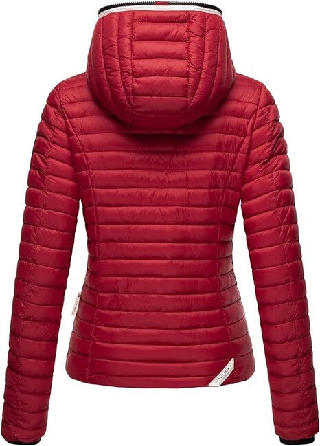 Navahoo Kimuk Princess damen Übergangsjacke mit Kapuze, blutrot